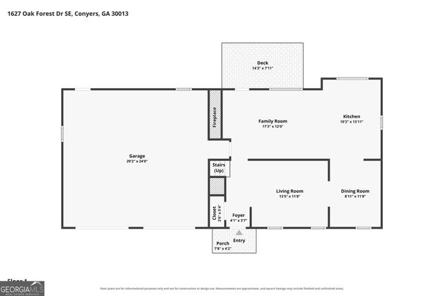 1627 Oak Forest Drive SE, Conyers, GA 30013