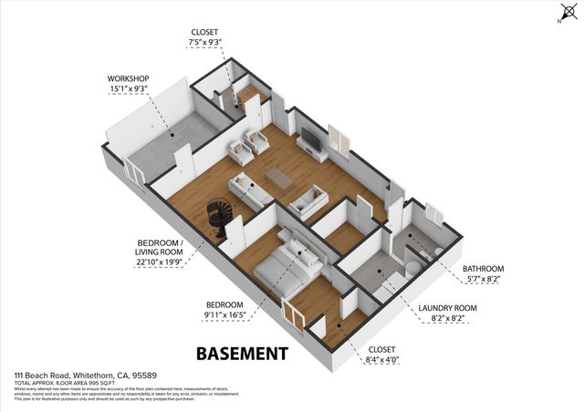 111 Beach Road, Shelter Cove, CA 95589