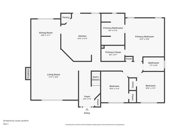 327 Red Fox Drive, Canton, GA 30114