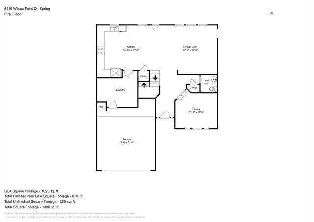 6110 Wilcox Point Drive, Spring, TX 77388