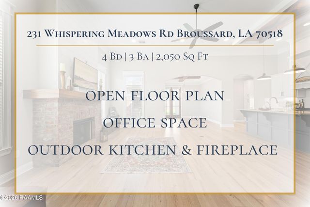 231 Whispering Meadows Road, Broussard, LA 70518