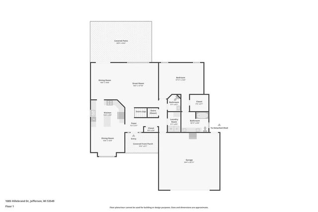1085 Hillebrand Drive, Jefferson, WI 53549