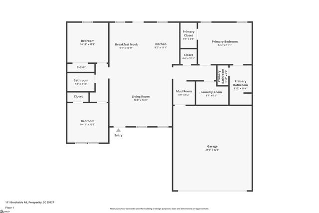 111 Brookside Drive, Prosperity, SC 29127