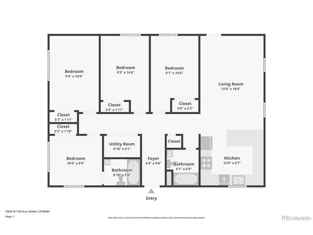 15834 W 11th Ave, Golden, CO 80401