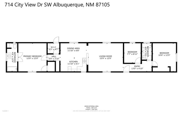 714 CITY VIEW Drive SW, Albuquerque, NM 87105
