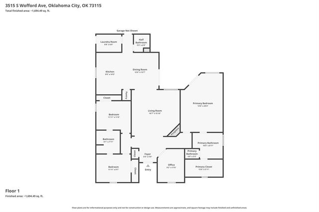 3515 S Wofford Avenue, Oklahoma City, OK 73115