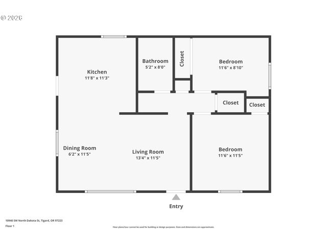 10940 Sw NORTH DAKOTA St, Portland, OR 97223