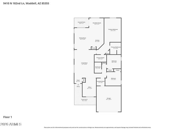 9410 N 182ND Lane, Waddell, AZ 85355