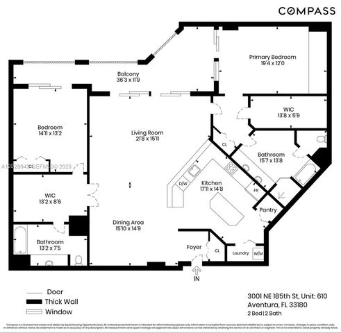 3001 NE 185th St 610, Aventura, FL 33180