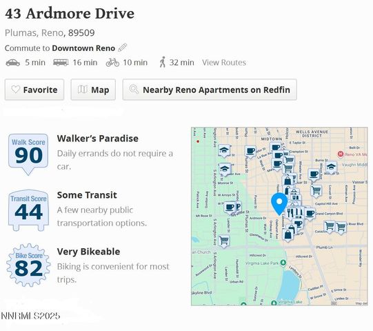 43 Ardmore Drive, Reno, NV 89509