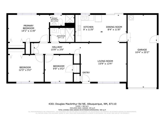 4301 Douglas Macarthur Road NE, Albuquerque, NM 87110
