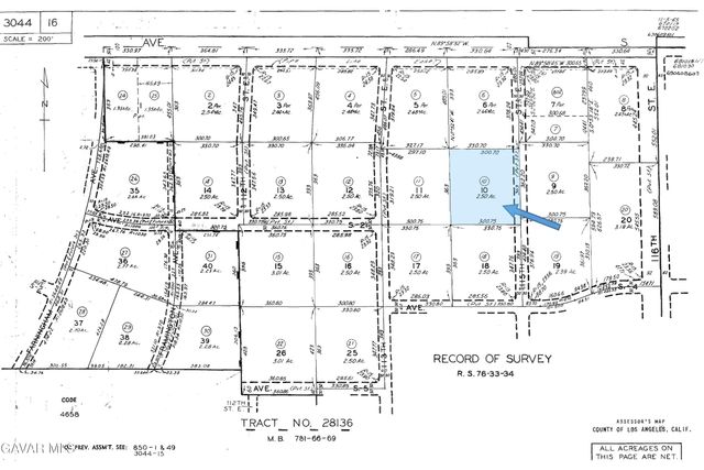 115th St East South Of Ave S, Littlerock, CA 93543