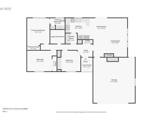 15404 Ne 41ST St, Vancouver, WA 98682