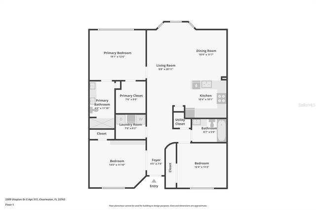 2209 UTOPIAN DRIVE E 317, Clearwater, FL 33763