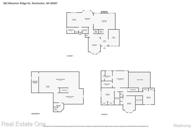 582 Bloomer Ridge Drive, Rochester, MI 48307