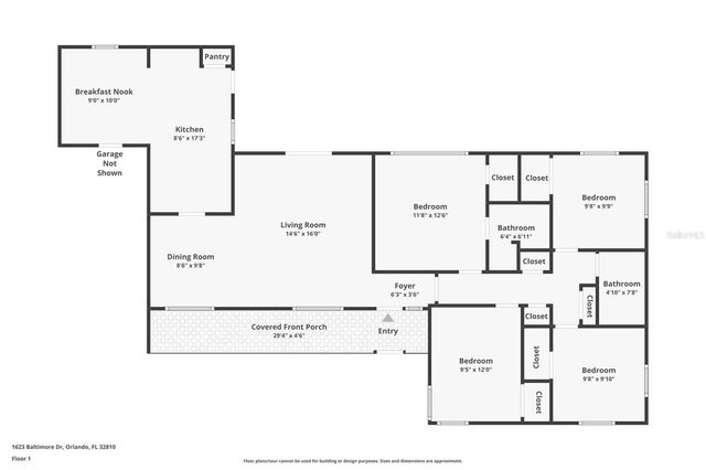 1623 BALTIMORE DRIVE, Orlando, FL 32810