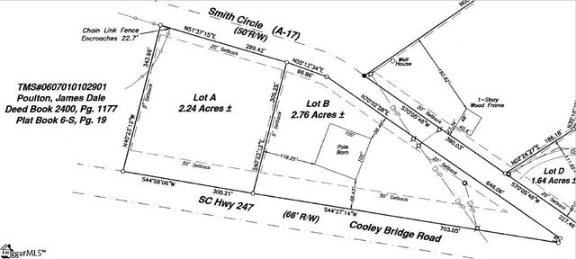 1414 Cooley Bridge Road, Belton, SC 29627