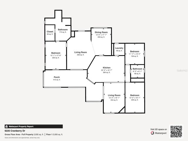 6225 CRANBERRY DRIVE, Port Orange, FL 32127