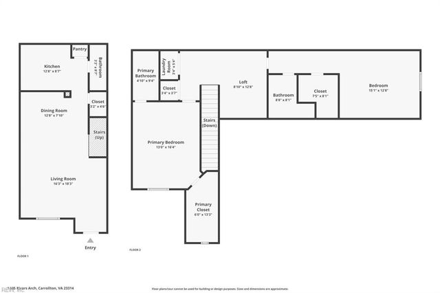 1105 Rivers ARCH, Carrollton, VA 23314