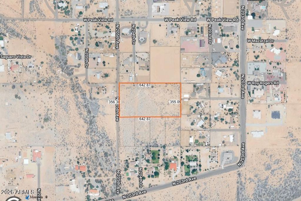 Image 5 of property listing at 287XX N 205th Avenue 5 Acres, Wittmann, AZ 85361