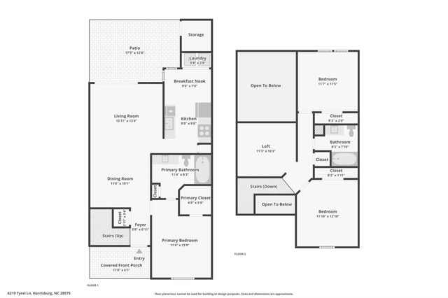 6219 Tyrel Lane, Harrisburg, NC 28075