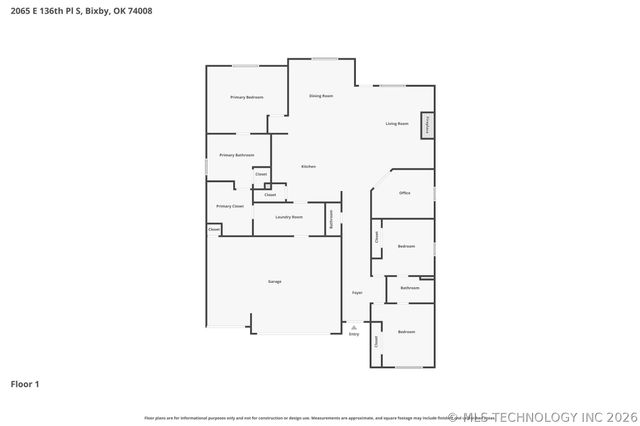 2065 E 136th Place S, Bixby, OK 74008