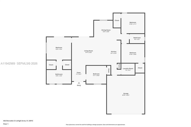 456 Mercedes CT, Lehigh Acres, FL 33972