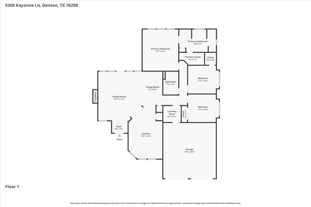 5308 Kayanne Lane, Denton, TX 76208