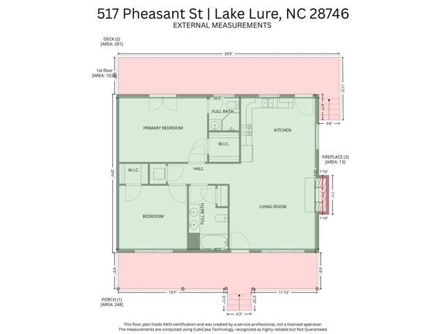 517 Pheasant Street, Lake Lure, NC 28746
