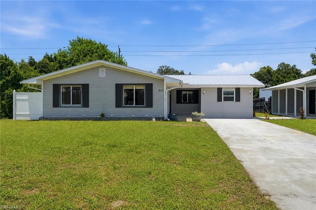 865 Quail RUN, LABELLE, FL 33935 — exterior