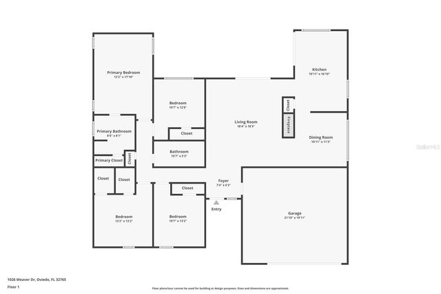 1026 WEAVER DRIVE, Oviedo, FL 32765