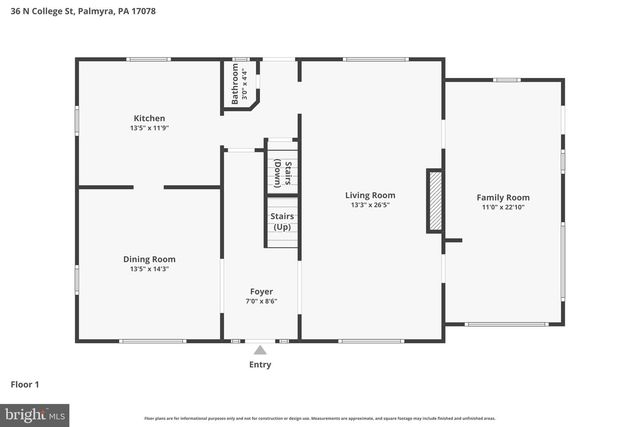 36 N COLLEGE ST, Palmyra, PA 17078