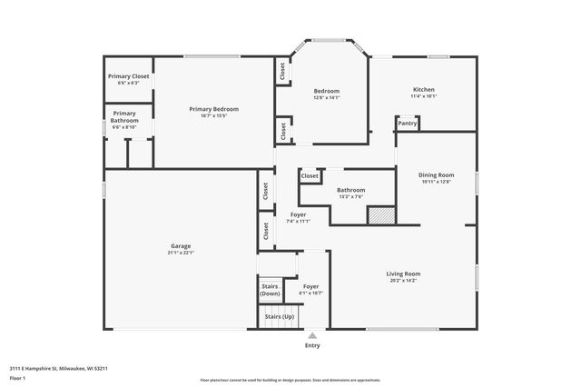 3111 E Hampshire STREET, Milwaukee, WI 53211