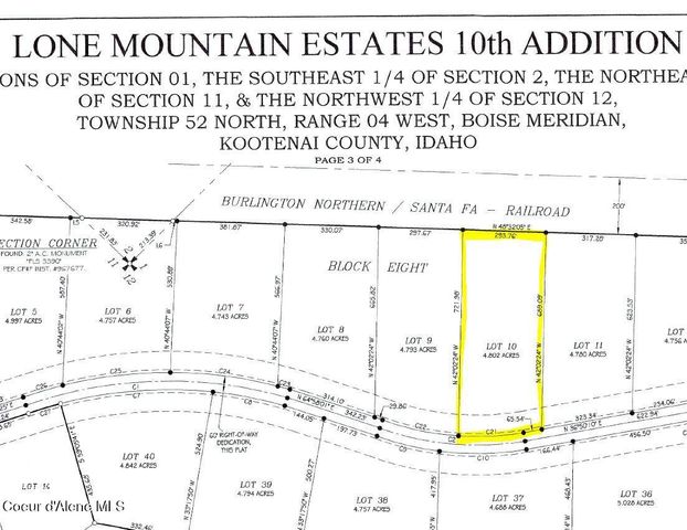 L10B8 N Eclipse Road, Rathdrum, ID 83858