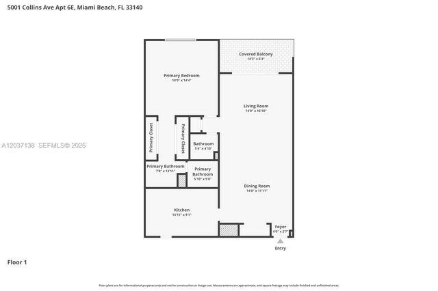 5001 Collins Ave 6E, Miami Beach, FL 33140