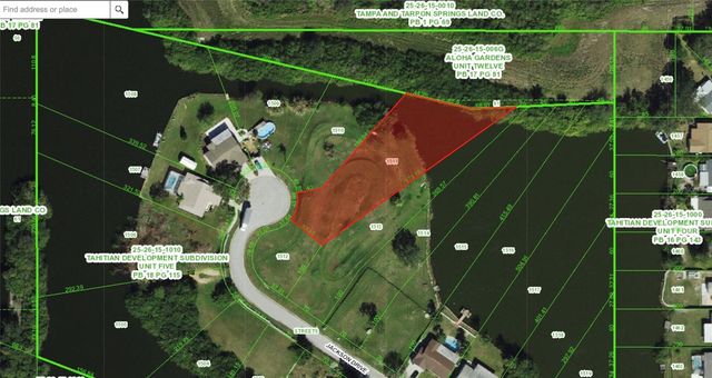 Lot 1511 JACKSON DRIVE, Holiday, FL 34691