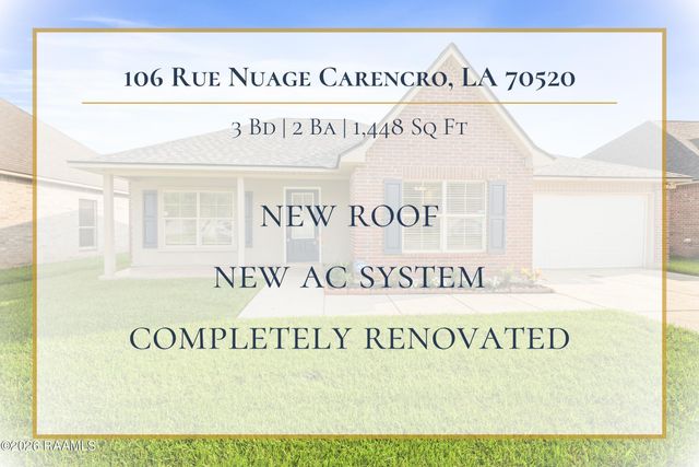 106 Rue Nuage, Carencro, LA 70520