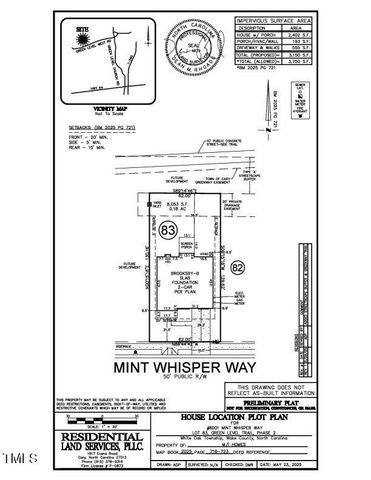 8001 Mint Whisper Way Lot 83, Apex, NC 27523