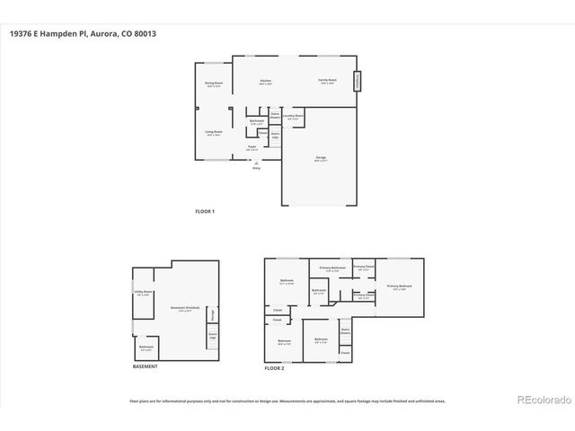 19376 E Hampden Pl, Aurora, CO 80013