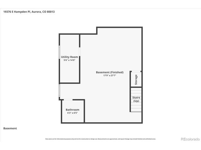 19376 E Hampden Pl, Aurora, CO 80013