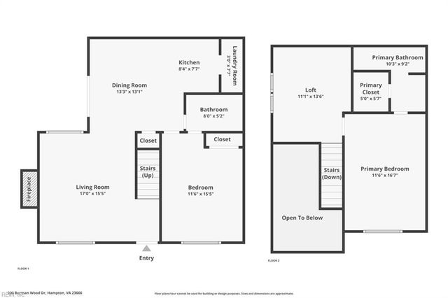206 Burman Wood DR, Hampton, VA 23666