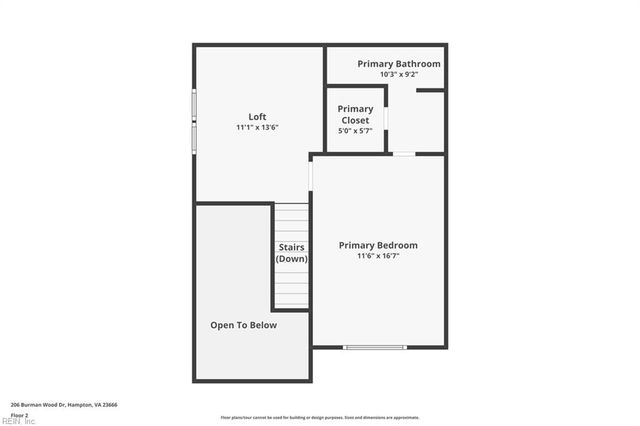 206 Burman Wood DR, Hampton, VA 23666