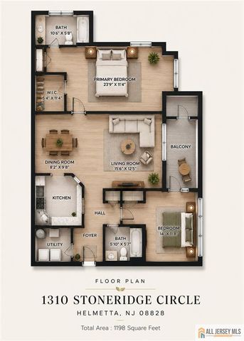 1310 Stoneridge Circle, Helmetta, NJ 08828