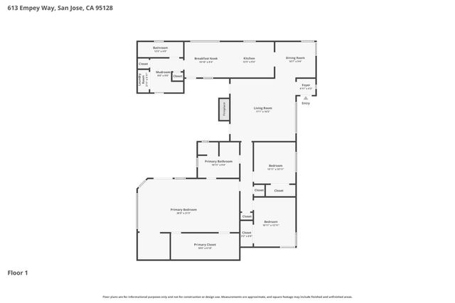 613 Empey Way, San Jose, CA 95128