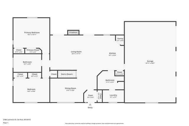 2108 LAWRENCE DRIVE, De Pere, WI 54115