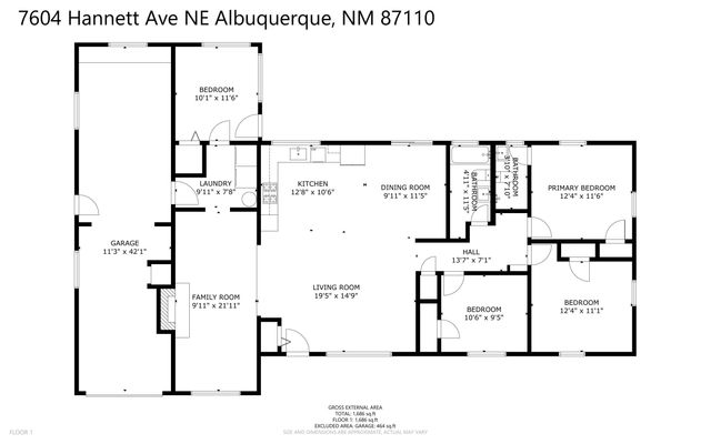 7604 Hannett Avenue NE, Albuquerque, NM 87110