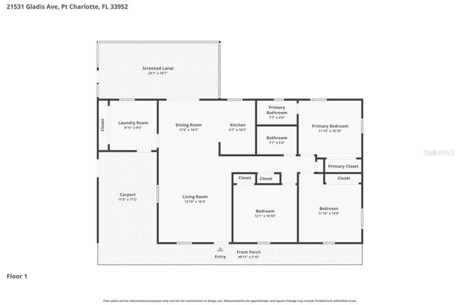 21531 GLADIS AVENUE, Port Charlotte, FL 33952