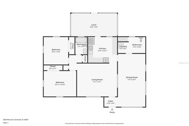 2524 NOVUS STREET, Sarasota, FL 34237