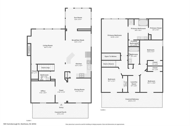 1001 Gainsborough Drive, Matthews, NC 28104