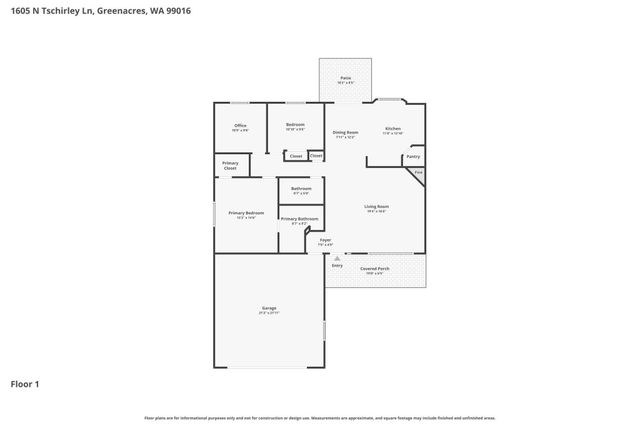 1605 N Tschirley Ln, Spokane Valley, WA 99016